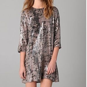 Parker Tie Dye Sequined Dress